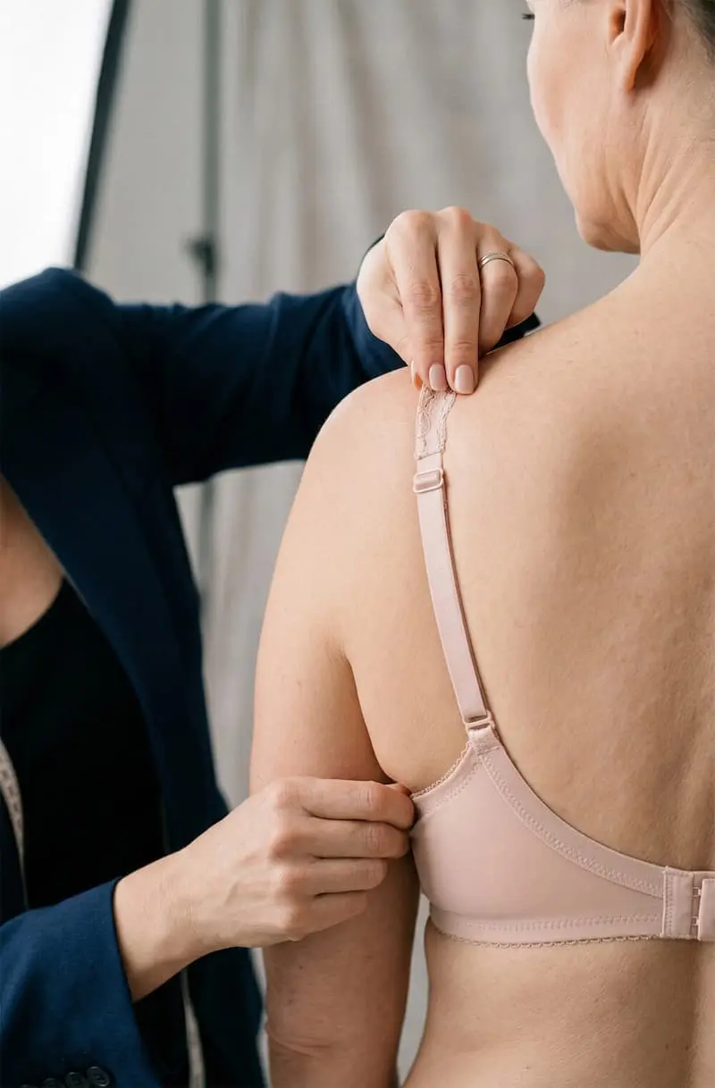 Certyfikowana brafitterka dobiera biustonosz